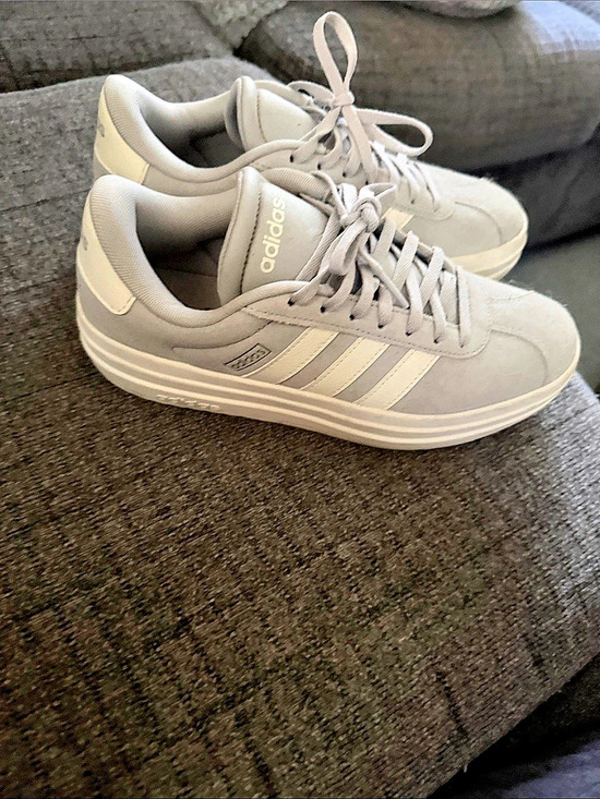 adidas Shoes - adidas Gazelle Bold Grey White (Women's) Sneakers